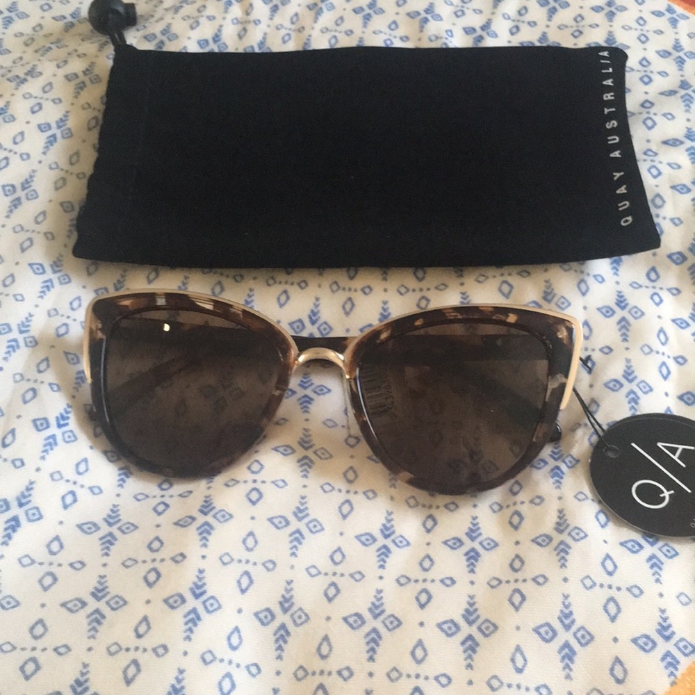 Quay My Girl Tortoiseshell Cat Eye Sunglasses
